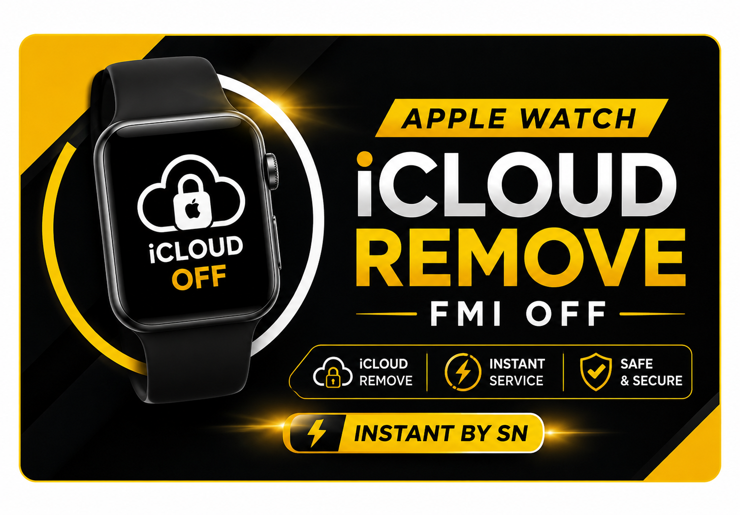 #7817 Apple Watch Series 10 iCloud Remove FMI OFF Instant by SN