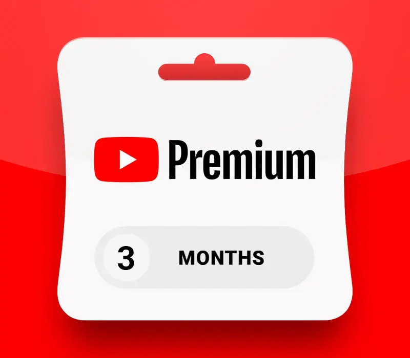 Youtube Premium - 3 Months - All Country - Random Account/Email